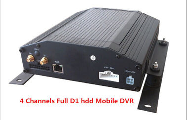 디지털 방식으로 비디오 녹화기 4Ch 가득 차있는 D1 HDD &amp; SD 카드 차 이동할 수 있는 DVR 지원 GPS 3G/WIFI