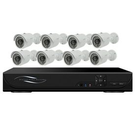 8CH DVR 장비, 8CH DVR + 8PCS 금속 IR 탄알 CCTV 감시 카메라