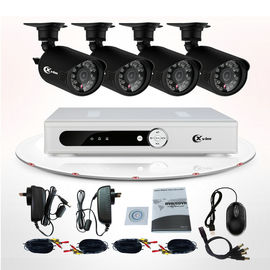 CMOS IR 4 채널 CCTV DVR 장비 가정을 위한 무선 옥외 감시 카메라 체계