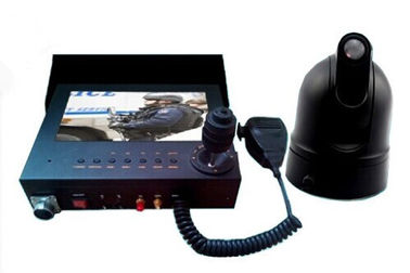 감시 통제 키보드를 가진 1개의 경찰차 차량 감시 카메라 체계 이동할 수 있는 DVR에서 모두