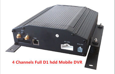 디지털 방식으로 비디오 녹화기 4Ch 가득 차있는 D1 HDD & SD 카드 차 이동할 수 있는 DVR 지원 GPS 3G/WIFI